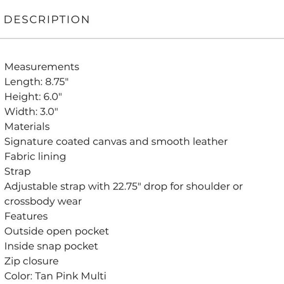 Coach JAMIE CAMERA BAG IN SIGNATURE CANVAS WITH BOW PRINT - Picture 3 of 4